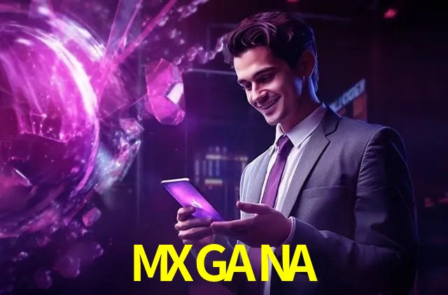 Interfaz de la app móvil MXGANA en un smartphone moderno